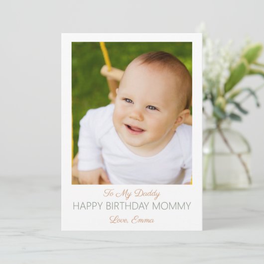 Happy Birthday mama uit Baby (Staand voorkant)