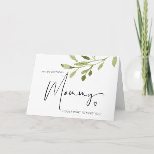 Happy Birthday Mama van Baby Bump Nieuwe Mama Kaart