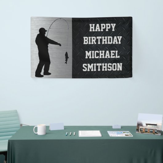 Happy Birthday Mannen Vist banner (Beurs)