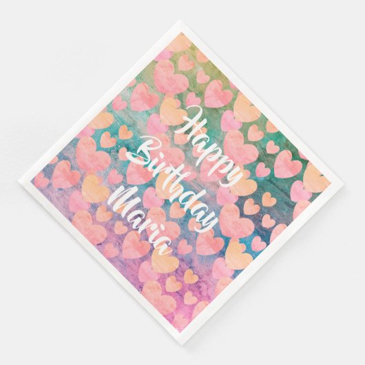 Happy Birthday #Maria party servetten van DAL (Hoek)