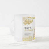 Happy Birthday Matglas Koffiemok (Voorkant links)