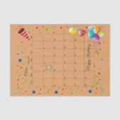 Happy Birthday May 2022 Weefselpapier Tissuepapier (Voorkant)