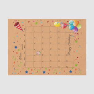 Happy Birthday May 2022 Weefselpapier Tissuepapier