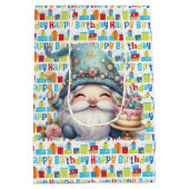 Happy Birthday Medium Cadeauzakje (Achterkant)