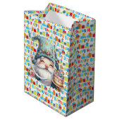 Happy Birthday Medium Cadeauzakje (Achterkant Gekanteld)