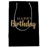 Happy Birthday Medium Cadeauzakje (Voorkant)