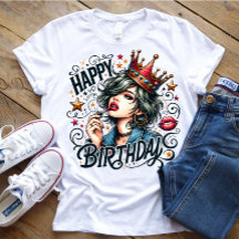 Happy Birthday meisje T-shirt