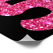 Happy Birthday, Meisjes 5th Party 5 Years Old Bday Poster (Hoek)