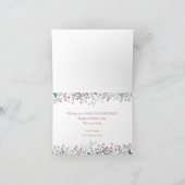 Happy Birthday Mermaid Card Kaart (Binnen)