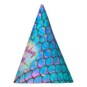 Happy Birthday mermaid Feesthoedjes (Rechts)