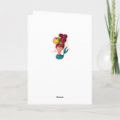 Happy Birthday Mermaid Kaart (Achterkant)