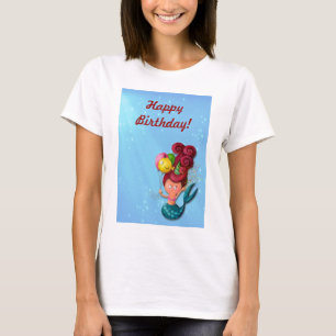 Happy Birthday Mermaid T-shirt