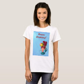 Happy Birthday Mermaid T-shirt (Voorkant volledig)