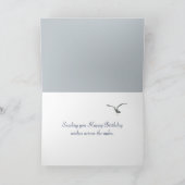 Happy Birthday Message in a Bottle Kaart (Binnen)