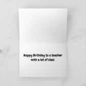 Happy Birthday met ChalkboardKinderen Kaart (Binnen)