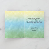 Happy Birthday met een speelse kat Kaart (Binnen)