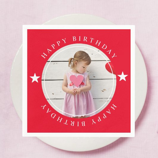 Happy Birthday met foto Servet