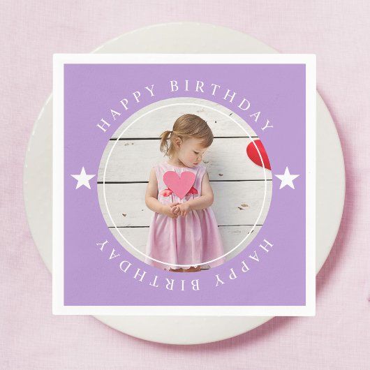 Happy Birthday met foto Servet