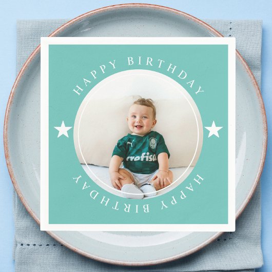 Happy Birthday met foto Servet