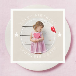 Happy Birthday met foto Servet