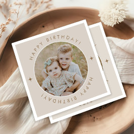 Happy Birthday met foto Servet