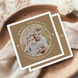 Happy Birthday met foto Servet