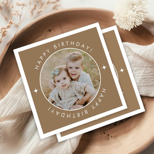 Happy Birthday met foto Servet