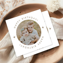 Happy Birthday met foto Servet