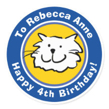 Happy Birthday met naam en leeftijd 4