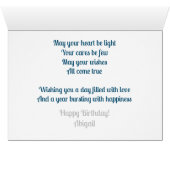 Happy Birthday met Ocean Uitzicht Photography (Binenzijde Horizontaal (Onderkant))