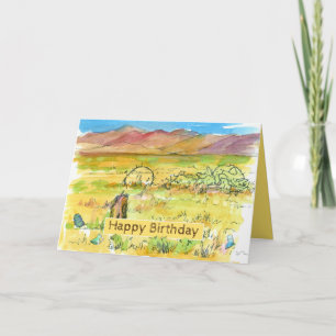 Happy Birthday Metaal Detecteren Woestijnschatten Kaart