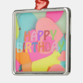 Happy Birthday Metalen Ornament (Links)