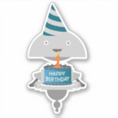 Happy Birthday Mia Sticker (Voorkant)