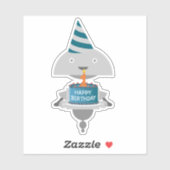 Happy Birthday Mia Sticker (Vel)