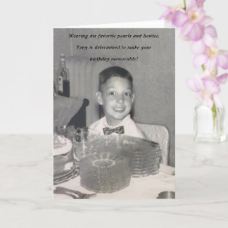 Happy Birthday, mijn Fashionista vriend Kaart