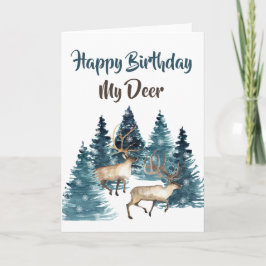 Happy Birthday Mijn Herten Kaart