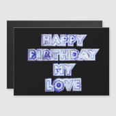 Happy Birthday Mijn liefde (Voorkant / Achterkant)