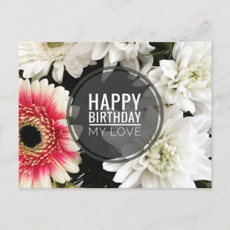 Happy Birthday Mijn liefde Briefkaart