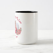 Happy Birthday Mijn liefde Tweekleurige Koffiemok (Center)