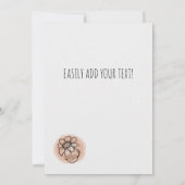 Happy Birthday Mijn lieve vriend Waterverf Flowers (Achterkant)