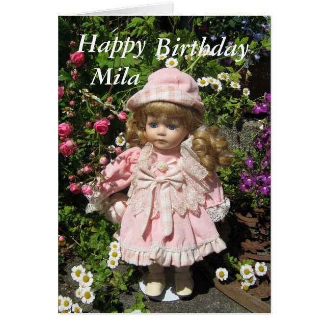 Happy Birthday mila (Voorkant)