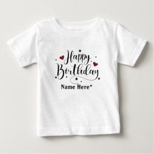 Happy Birthday-minimalistische typografie