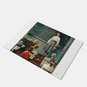 Happy Birthday, Miss Jones van Norman Rockwell Deurmat (Schuin)