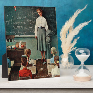 Happy Birthday, Miss Jones van Norman Rockwell Fotoplaat