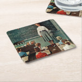 Happy Birthday, Miss Jones van Norman Rockwell Kartonnen Onderzetters (Schuin)