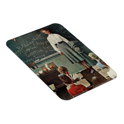 Happy Birthday, Miss Jones van Norman Rockwell Magneet (Rechterzijde)