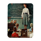 Happy Birthday, Miss Jones van Norman Rockwell Magneet (Verticaal)