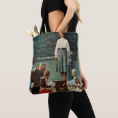 Happy Birthday, Miss Jones van Norman Rockwell Tote Bag (Dichtbij)