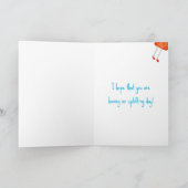 Happy Birthday Missy Mouse met een ballon Kaart (Binnen)