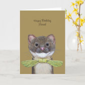 Happy Birthday Mister-kaart Kaart (Gele Bloem)